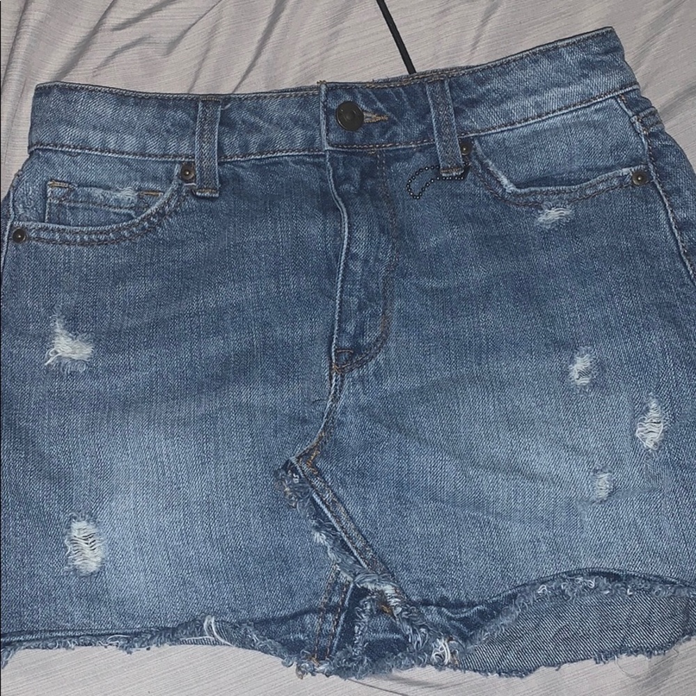 REWASH Mini Denim Skirt